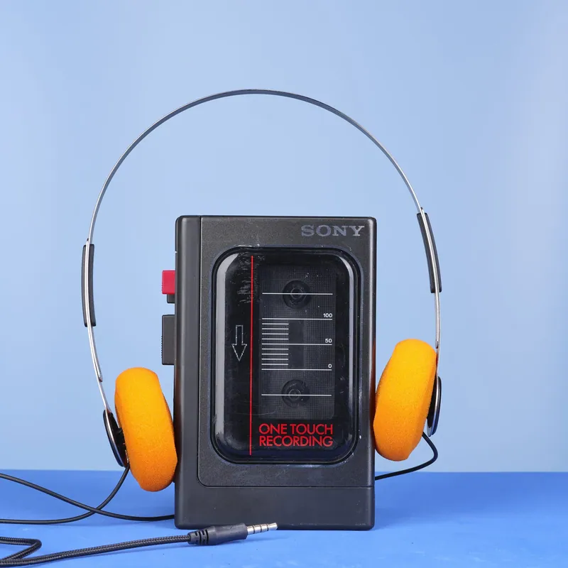 Walkman Sony prima della post-produzione